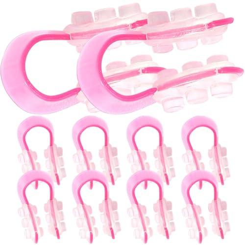 jojofuny Pinza nasal para niña 10 piezas clip moldeador de nariz de silicona para uso en oficina y antes de dormir