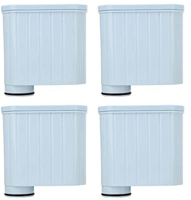 Zerodis Kaffemaskin Vattenfilter, ABS Vattenfilterbyte 4-pack för Aquaclean CA6903 10, Minskar Kalkavlagringar, Hjälper Till Att Förhindra Stopp i Röret, för Hemkaffebryggare