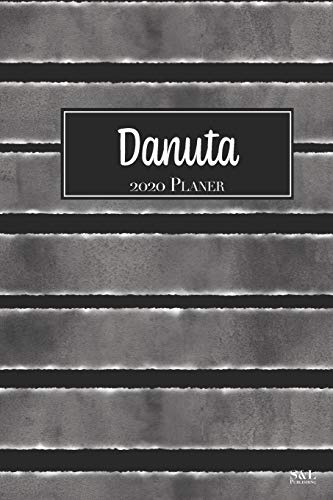 Danuta 2020 Planer: A5 Minimalistischer Kalender Terminplaner Jahreskalender Terminkalender Taschenkalender mit Wochenübersicht