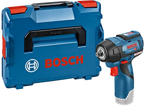 Bosch Professional 12V System - Avvitatore a impulsi senza fili GDS 12V-115 (senza batteria, coppia massima: 115 Nm, in L-BOXX)