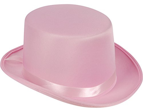 Loftus Dumb and Dumber Felt Style Top Hat - Pink Costume Top Hat