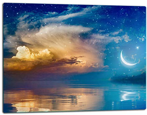 TMK ArtDeko – Schneidebrett Glas – Glasschneidebrett für die Küche 52x40 cm – Robust, Hygienisch & Rutschfest – Glas Schneidebrett – Zusätzliche Arbeitsfläche – Vielseitige Nutzung