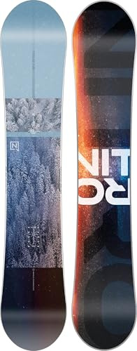 Nitro Tabla de Snowboard para Hombre Prime View BRD´24, Allmountainboard, Directional, Flat-out Rocker, All-Terrain, Mid-Wide