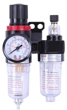 DHVIJA Luftquellenprozessor Kompressor AFC2000 1/4 Luftfilter Öl Wasserabscheider Regler Druckminderer Ventilfallenfilter AFC-2000 joyous (Color : AFC2000)