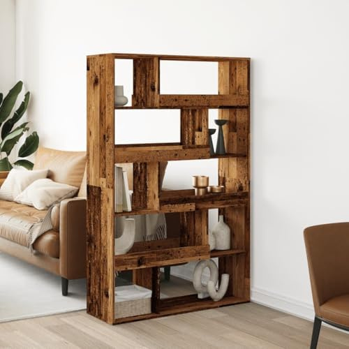 GCHDHAPB Home-Shelving,Bookcases & Standing Shelves,Bookcase Old Wood 100x33x156.5 cm Engineered Wood