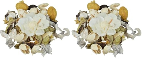 Homéa, Pot-Pourri 110G Essentiel Parfum Jasmin (Lot de 2)