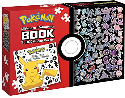 PokeMon: Adult Ultimate Colouring Book and 1000-Piece Puzzle (Pokemon)
