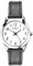 Limit Ladies 28mm Classic Easy Reader Watch with Silver Alloy Case White Dial and Black Croco Grain Strap