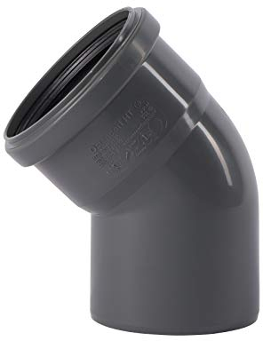 Ostendorf PP D.90 45° Tubing Fitting Grigio 1 PCS