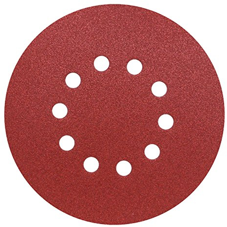 Norton H216F Lot de 10 disques abrasifs Ø 225 mm Ø 10 trous Grain : au choix, 10