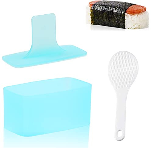 DIMVKA Musubi Maker Press, Onigiri Sushi Rice Ball Maker Press, Lunch Meat Rice Mold (1 Pack)