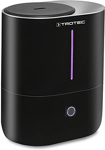 TROTEC Humidificateur B 2 E – Humidificateur ultrasonique | Avec diffuseur d'arômes – Pour pièces jusqu'à 30 m²/ 75 m³, purificateur d'air avec filtre à charbon actif