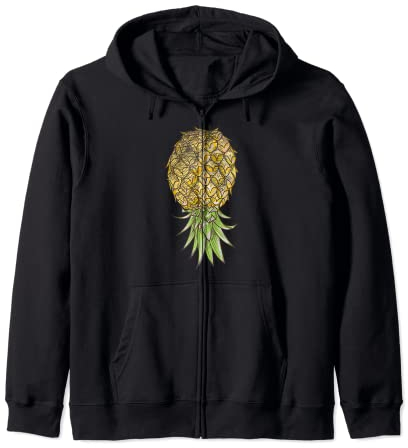 Balançoire à l'envers pour les vacances à la plage et aux fruits tropicaux Sweat à Capuche