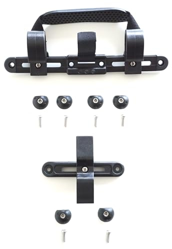 Vincita Fahrradgepäckträger-Hardware-Kit – Verwandeln Sie jede Tasche in eine Fahrradtasche – ein Satz Gepäckträger-Montagezubehör (Gepäckdurchmesser bis zu 28 mm)