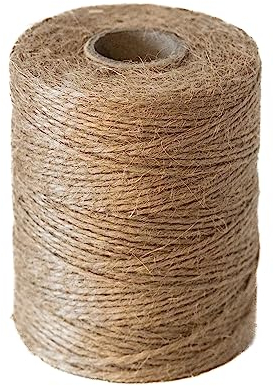 Chinchilla® Jutegarn | ca. 1,2 mm Ø | naturfarben | 250-m-Spulen | Jute-Schnur, Bindegarn, Bindeschnur, Dekokordel, Jutekordel | perfekt für Bastelarbeiten, Verpackungen und mehr!
