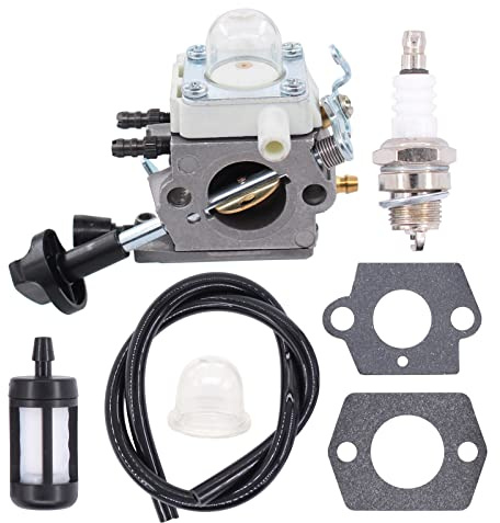 Vergaser Ersatz Vergasersatz mit Kraftstoffleitung Luftfilter Zündhütchen Zündkerze Dichtung Satz für Stihl SH 86 C SH 56 BG 86 BG86 SH56 SH56C SH86 SH86C BG86CE BG86Z BG86CEZ Laubbläser Gebläse