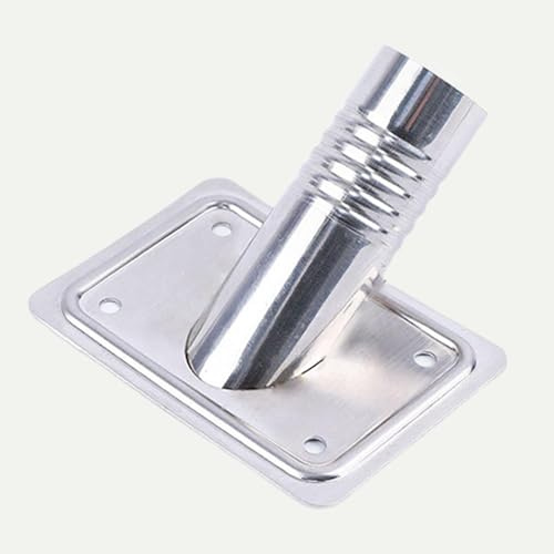Sharplace Stainless Steel Wire Brush Handle Adapter Long Handle Brush Connector Universal Easy to Install Rustproof Sturdy Attachment