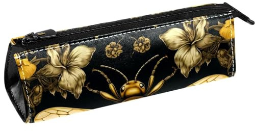 VAPOKF Stiftetasche mit Pfingstrosen, Stifteetui, Kosmetiktasche, kompakte Reißverschlusstasche, Rosa und Weiß, multi, 5.5 ×6 ×20CM/2.2x2.4x7.9 in, Taschen-Organizer
