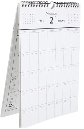 Tofficu Monatlicher Wandkalender Eleganter Schul Und Bürokalender Klar Gedruckter Hängekalender Für Frauen Praktisches Home-accessoire Zur Terminplanung