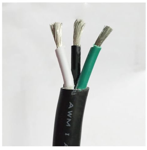 QAZMLP Communication equipment 4mm Square Sheathed Cable Multi core UL2464-12AWG Tinned Wire RoHS 3pin PVC Insulated Decoration Cable 300V Wire and cable