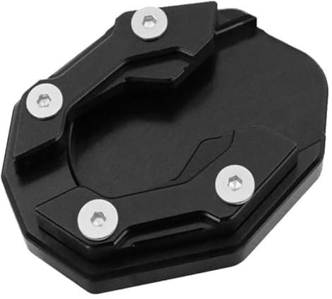 Für Y&AMAHA NMAX155 XMAX300 Für Roller Motorrad Fahrrad Ständer Extender Fuß Seitenständer Verlängerungspolster Stützplatte Anti-Rutsch-Basis Ständerpolster-Verlängerung(3)