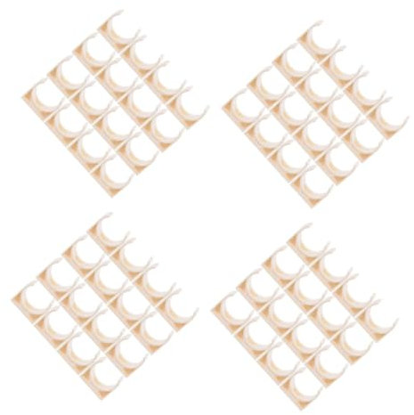 Angoily 160pièces Colliers De Serrage u Supports Pour Tuyaux Eau Et Conduits Électriques Clips De Fixation Pour Tubes Plastique Installation Facile Et Durable