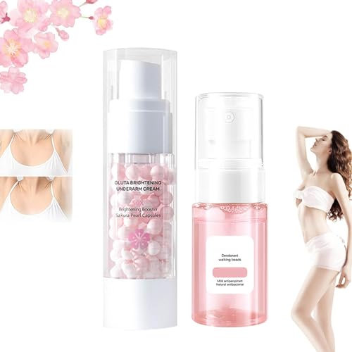 MavChanolia Aufhellende Achselcreme, Achselcreme & -Spray, Achsel-Deodorant-Spray & Aufhellungscreme, Deodorant-Spray für Frauen