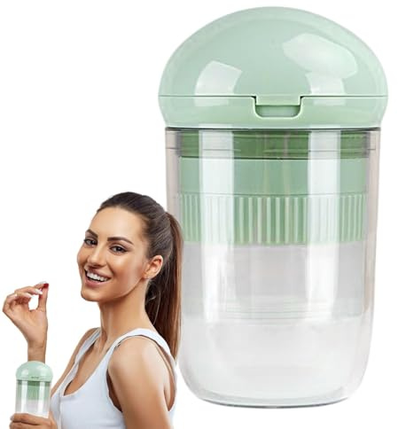 per pillole, divisore per pillole - Divisore per medicina con scatola di immagazzinaggio - Medicina portatile Splitter trituratore per un picnic in casa all'aperto