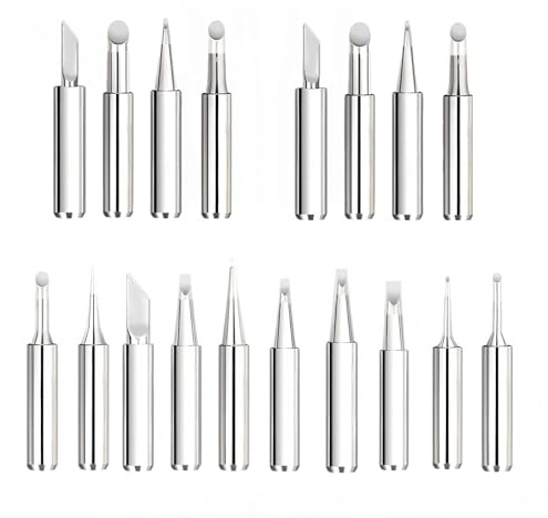 900M Soldering Iron Tips for Hakko, Yihua, Atten, Quick, Ryobi, and More Soldering Stations/Guns - Replacement Solder Tips for Welding Equipment & Accessories (14 pcs)
