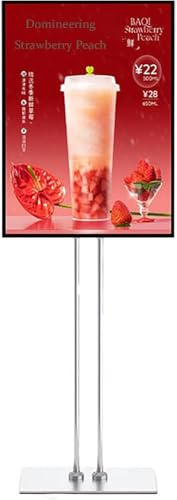 Supporto per cartelloni pubblicitari con Cornice per Poster, cartellone Luminoso a LED da Pavimento, Cornice per Poster a LED, espositore pubblicitario, cartelloni per Menu a LED, Menu Board+