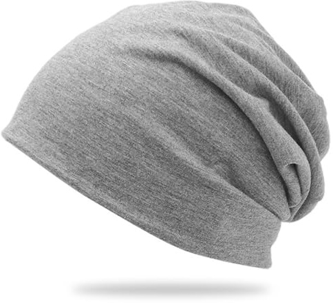 2 PCS Berretto Slouchy, Cappelli Uomo, Cappello in Cotone Chemio Cancro Cappuccio per Dormire Cappuccio Turbante Copricapo Elastico Musulmano per Donna Uomo