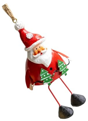 Limtula Resina Ferro Natale Santa Renna Figure Per Decorazione di Vacanza Uso Interno Partito Figura Ufficio Decorazione di Natale Pendente