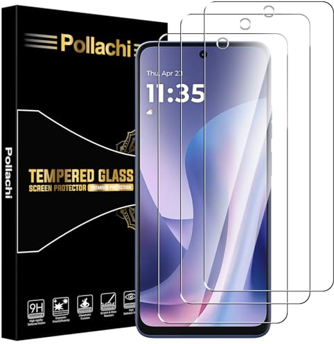 Pollachi [3 Pezzi Vetro Temperato per Motorola Moto G57 5G,Motorola Moto G57 Power/G67 Power 5G,Durezza 9H Anti Graffio,Anti-Impronte Senza Bolle,Pellicola Protettiva
