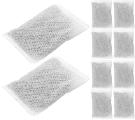 Sacchetti Assorbiodori a Carbone Attivo 10 Pezzi Bianco | Carbone Attivo Naturale, Design Riutilizzabile, per Uso Interno Auto e Armadi Scarpe
