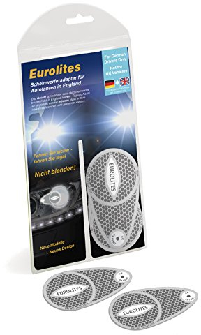 Eurolites Left Hand Drive Headlamp Adaptor Converters For Driving In UK With German Instructions