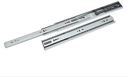 Push to Open Drawer Runners Slides, Full Extension, 500mm, Height 45mm 25kg max