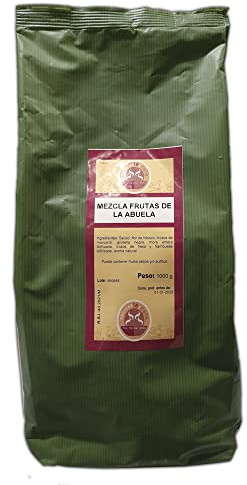 SABOREATE Y CAFE THE FLAVOUR SHOP Infusión Natural A Granel Mezcla Frutas Rojas de la Abuela 1 Kg