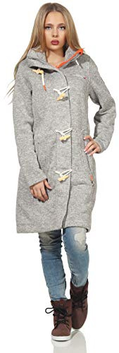 Geographical Norway Tantastique Lady - Fleece Fine Frauen Warm Fermetur Zip - Jacke Herbst Winter Frühling Warm Frauen - Long Sleeve Pullover Pelz Weich Komfort Outdoor (Hellgrau M)