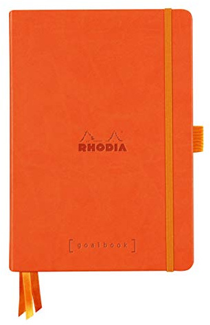 Rhodia 118583C Notizheft Goalbook A5 Hardcover 120 Blatt dot Lineatur Rot