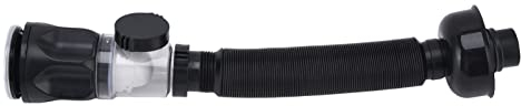 Tissting Flexibler Ablaufschlauch DN25 3,2cm Anschluss PVC Waschbecken Abflussrohr 40–110cm Erweiterbar Küchen Siphon Abwasserrohr für 3cm Abflussloch(Bounceable)