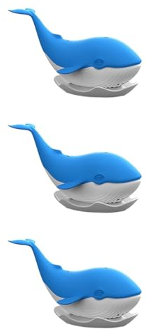 IMIKEYA 3pcs Travel Tea Bag Infuser Tea Strainer for Loose Leaf Teapot Infuser Insert Whale Shape