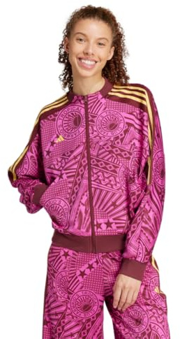 adidas Giacca da donna Farm Tiro Track Top, Lucid Fuchsia/Shadow Red, XXS