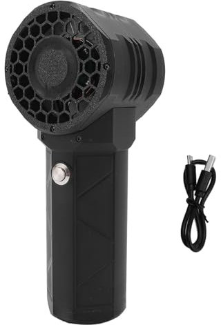Soffiatore Ad Aria Compressa, Spolverino Elettrico da 180.000 Giri/min, Soffiatore per Foglie Leggero a Batteria con 3 Impostazioni di velocità, Ricarica Rapida da 20 W, Bombola