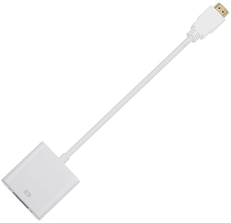 OSALADI Adaptateur Câble Vga 1080p Conversion Vidéo Intelligente Résistant La Corrosion Pour Moniteur Pc Portable