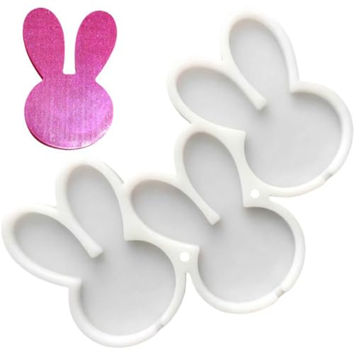 Lpitoy Moules À Sucettes Lapin De Pâques, Moule À Bonbons De Pâques en Silicone, Moule À Bonbons, Moule De Cuisson Au Chocolat, Outils De Cuisine
