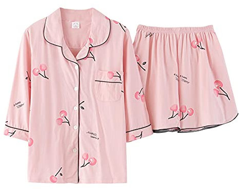 Pyjamas Damen Pyjama Set-Pyjamas Damen SatinPyjamas Nachtwäsche Lady Nachtwäsche Lounge-Sets L 10