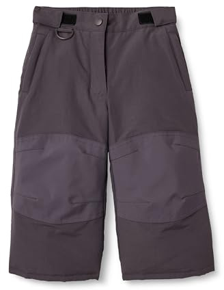 Amazon Essentials Boys' Water-Resistant Ski and Snow Pants, Dark Grey, 9 Years