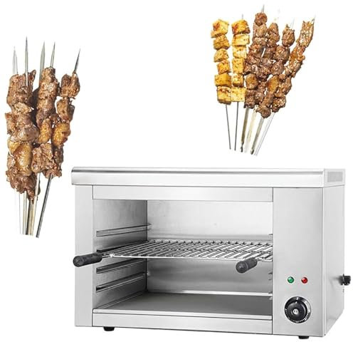 Four À Salamandre Électrique, Four À Pizza Électrique, Four Électrique À Commande Thermostatique, Appareil De Cuisine De Grille Réglable 2200W, 360 ° Méliste, Grillon Sur Le Dispositif De Cuisson