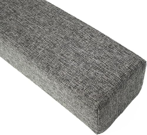 Relleno De Espacio De Cama Largo, 90/120/140/160/180 Cm Cierra El Espacio Entre La Pared De La Cabecera O El Pie, Cojín Soporte De Colchón para Cama Individual/Doble/King(Dark Grey,100x20x20cm)