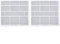Lot de 2 filtres de climatisation pour garder les unités intérieures propres (31 x 27,5 cm)